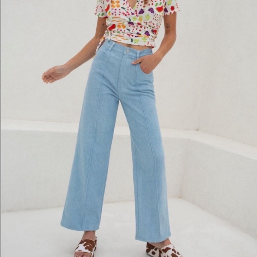 Lisa says gah robyn jeans light blue size 29